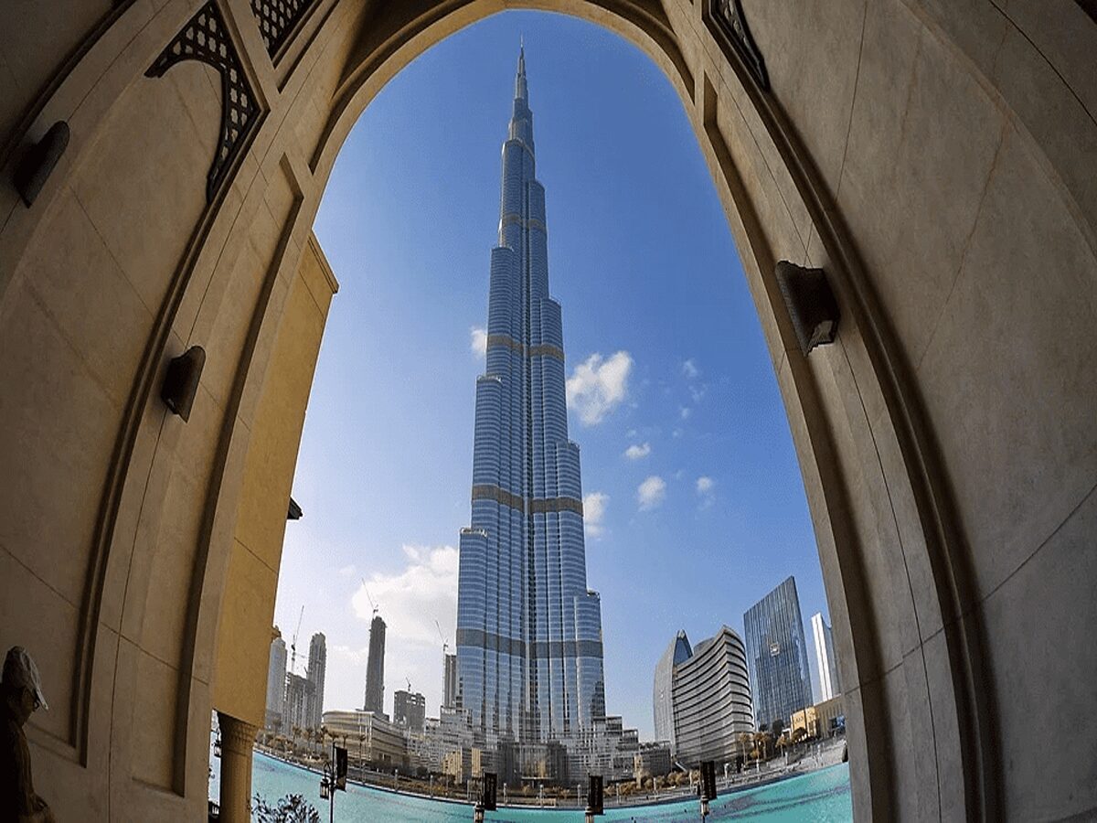 burj khalifa Dubai Old and New 