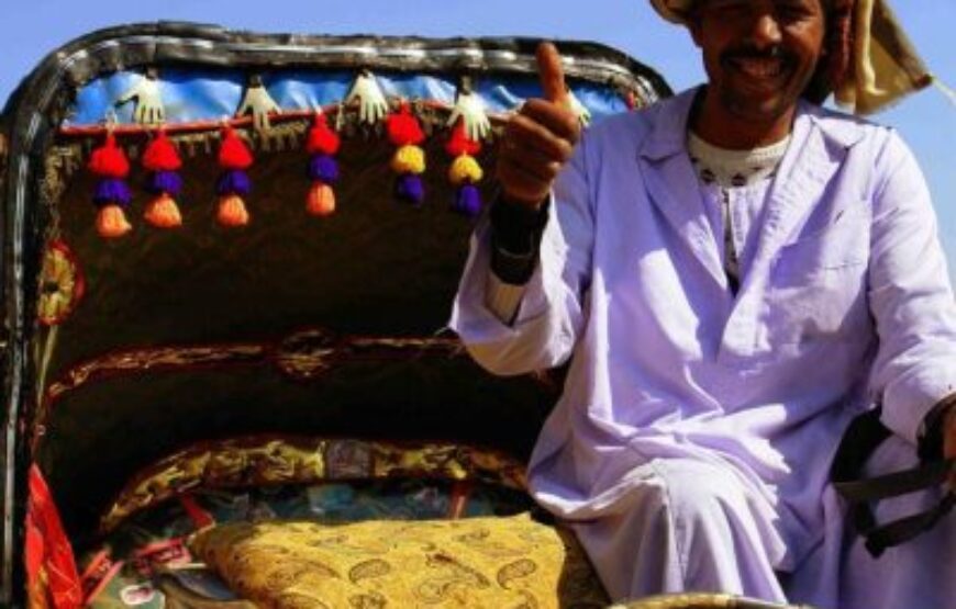 Tour durch Luxor, Pferdekutschenfahrt