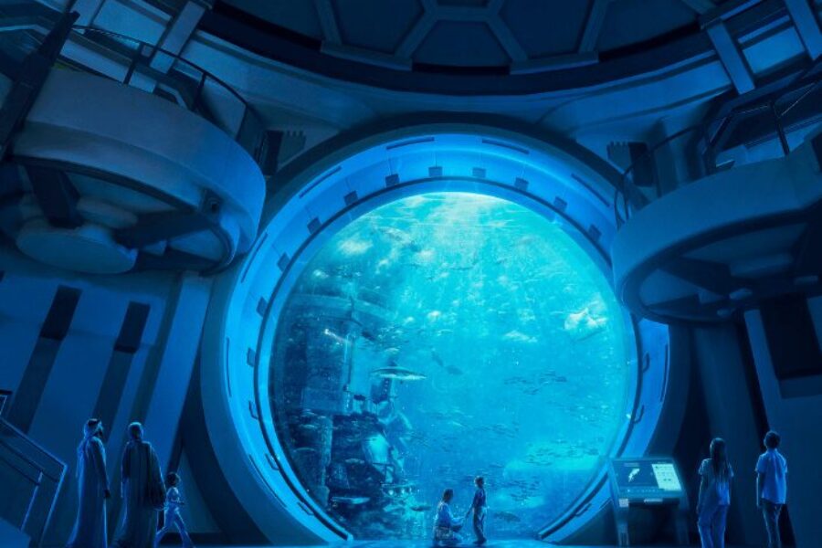 Der SeaWorld-Themenpark in Abu Dhabi