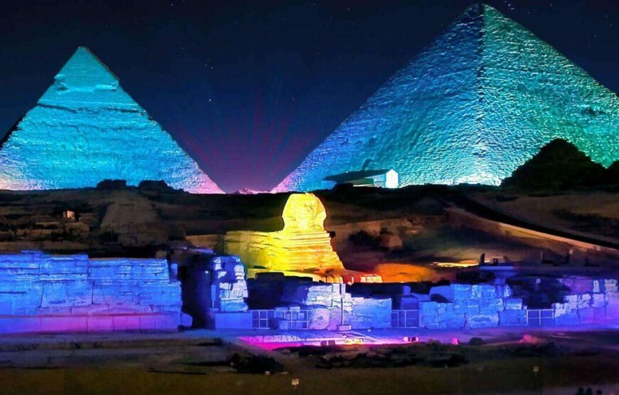Die faszinierende Ton- und Lichtshow bei den Pyramiden von Gizeh