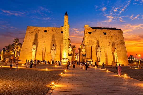 Luxor Temple at Twilight 