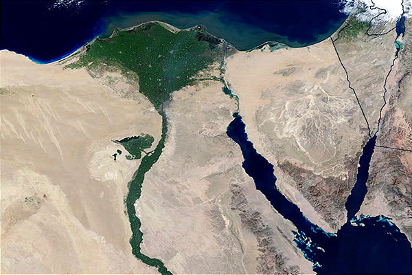 MAPE AGYPTEN UND SINAI